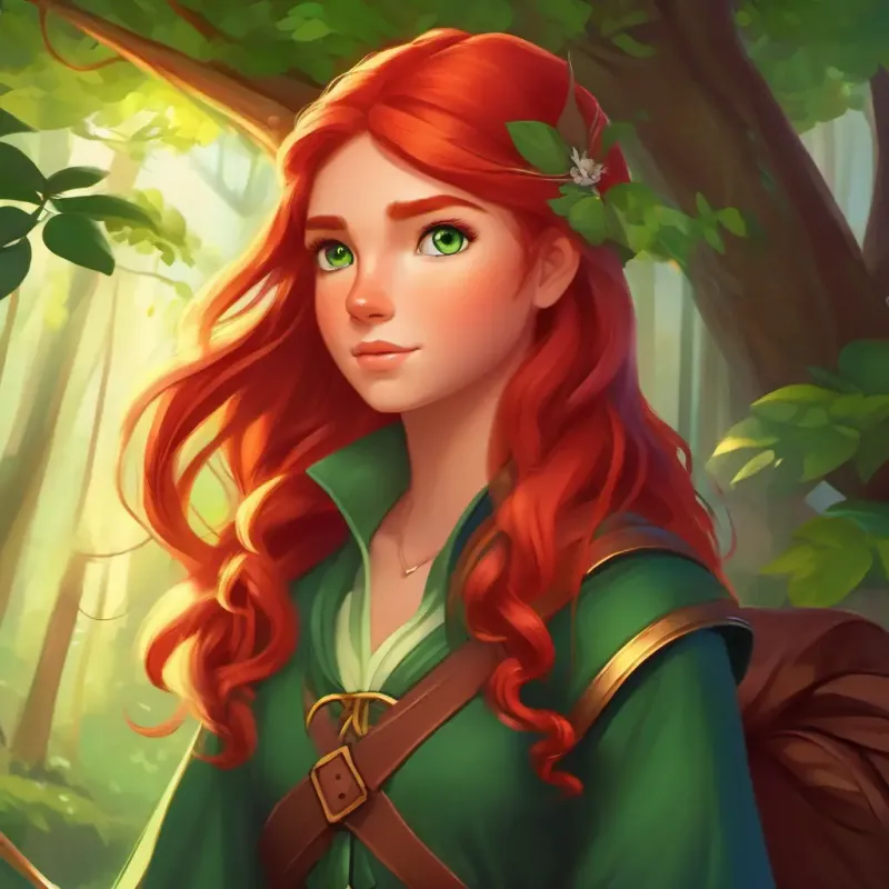 Red hair, green eyes, brave and determined girl on a magical quest's journey may not have been a fairy-tale ending, but she finds a different kind of treasure.