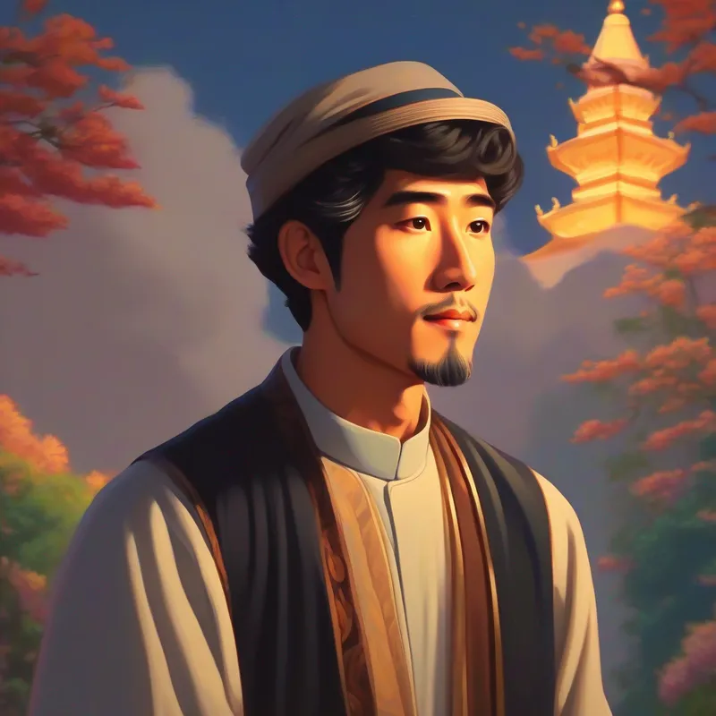 Kind and noble man with a calming presence, a noble man with a special dua