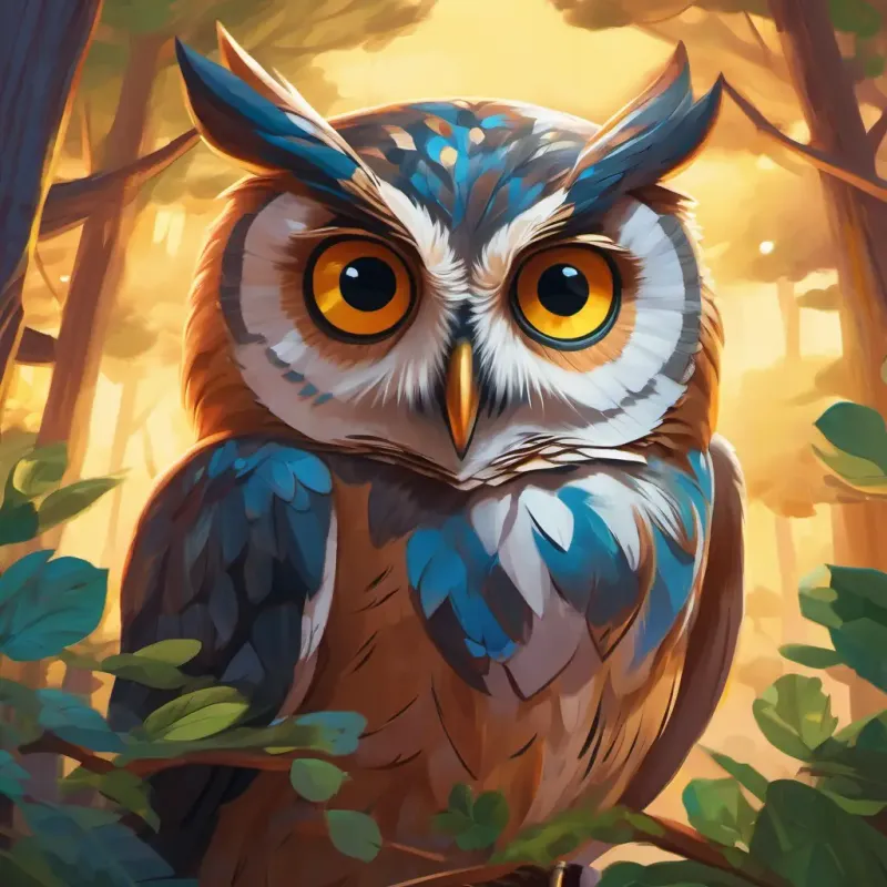 Wise owl, lessons on bravery and creativity