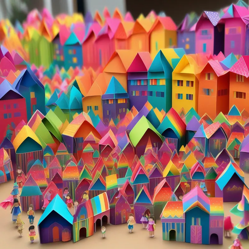 Rainbowville becomes a colorful town once again, thanks to A young girl with a sparkly dress and a colorful hairband..