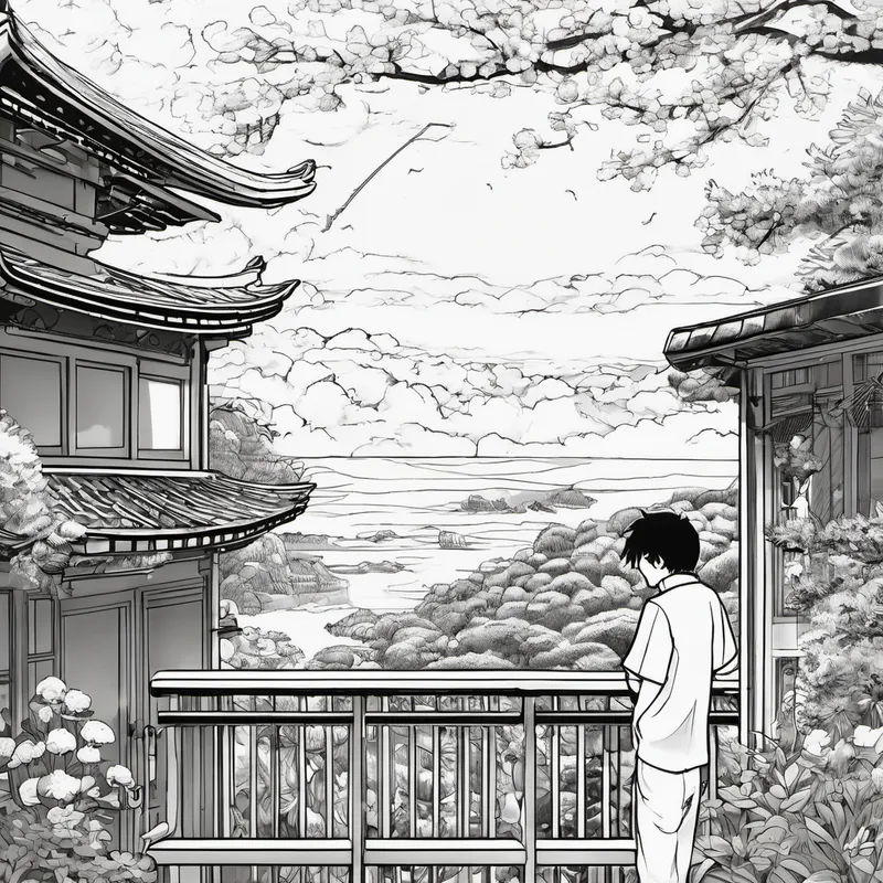 Akihiro was different from Hiroshi in many ways, but their bond grew stronger with every passing day. Akihiro had a warm smile that glimmered like the morning sun, and his laughter could brighten even the gloomiest of days. And most importantly, Akihiro never saw Hiroshi's limitations; he only saw the beauty Hiroshi possessed within his heart. Every evening, the two friends would sit on Hiroshi's small balcony, sipping tea and gazing at the twinkling stars that painted the night sky. They would talk for hours, sharing their dreams, fears, and secrets. Hiroshi would describe the soft melodies he heard in his head, melodies that only he could hear, and Akihiro marveled at his unique perception.